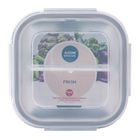Altom Design, Fresh, pojemnik podwójny z pokrywką, kwadratowy, 0,75l, 15,8-15,8-7 cm