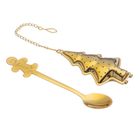 Altom Design, komplet do herbaty, zaparzacz i łyżeczka, złote