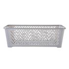 Altom Design, koszyk, 24,5-14,5-8 cm, szary