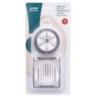 Altom Design, krajacz do jaj, podwójny, biały, 19-8,5-3,5 cm