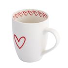 Altom Design, kubek baryłka nbc, 340 ml, heart