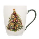 Altom Design, kubek choinka zielona nbc, 340 ml, ze skarpetami, color box