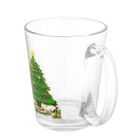 Altom Design, Leon, kubek, 300 ml, zielona choinka