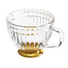 Altom Design, Lily, kubek na złotej stopce, 430 ml