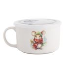 Altom Design, lunchbox z uchem, 800 ml z pokrywką hermetyczną, myszka