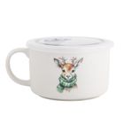 Altom Design, lunchbox z uchem, 800 ml z pokrywką hermetyczną, renifer