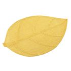 Altom Design, mata naturalna, liść, żółta, 33-48 cm