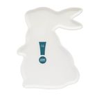 Altom Design, naczynie zajączek, porcelana kremowa, 23-17-1,5 cm
