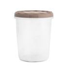 Altom Design, pojemnik z zakręcaną pokrywą, 1l, taupe