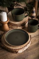 Altom Design, Reactive Forest, talerz ceramiczny, deserowy, 20 cm