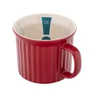 Altom Design, Red Chilli, kubek ceramiczny do zupy, 15-11,5-9,5 cm, 650 ml