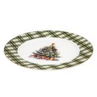 Altom Design, świąteczne drzewko, talerz deserowy nbc, 20 cm