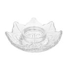 Altom Design, świecznik szklany, 12,5-12,5-2,5 cm