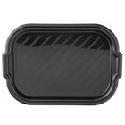 Altom Design, taca prostokątna, 39-27-2,5 cm, czarna