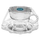 Altom Design, Vivienne, filiżanka szklana ze spodkiem, 200 ml