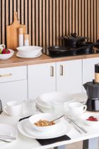 Altom Design, White Harmony, półmisek, 23-16 cm