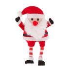 Altom Design, zimowy kubek baryłka nbc, 340 ml, z maskotką, Mikołaj, w opasce