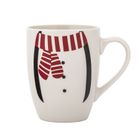 Altom Design, zimowy kubek baryłka nbc, 340 ml, z maskotką, pingwinek, w opasce