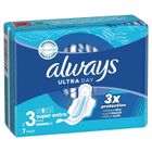 Always, Ultra, podpaski ze skrzydełkami, super extra, 7 szt.