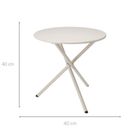 Ambiance, metalowy stolik ogrodowy, średnica 48 cm