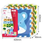 Anek dla Dzieci, puzzle piankowe, zwierzęta, 9 elementów
