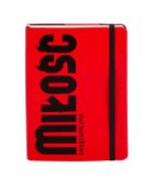 Antra, notes A5, kratka, Miłość, czerwony, 1 szt.