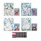 Apli Kids, Zwierzęta, kolorowanie po numerach, zestaw kreatywny