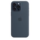 Apple iPhone 15 Pro Max, silicone case with magsafe, Storm Blue
