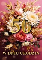 Armin Style, karnet B6, efekt 3D, urodziny 50