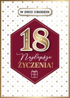 Armin Style, karnet B6 z kopertą, urodziny 18