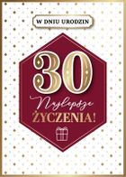 Armin Style, karnet B6 z kopertą, urodziny 30