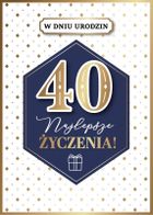 Armin Style, karnet B6 z kopertą, urodziny 40