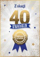 Armin Style, karnet B6 z kopertą, urodziny 40