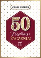 Armin Style, karnet B6 z kopertą, urodziny 50