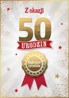 Armin Style, karnet B6 z kopertą, urodziny 50