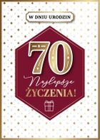 Armin Style, karnet B6 z kopertą, urodziny 70