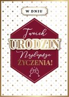 Armin Style, karnet B6 z kopertą, urodziny