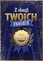 Armin Style, karnet B6 z kopertą, urodziny