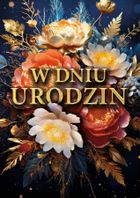 Armin Style, karnet B6 z kopertą, urodziny, granatowy
