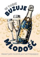 Armin Style, karnet B6 z kopertą, urodziny, konfetti