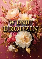 Armin Style, karnet B6 z kopertą, urodziny, różowy