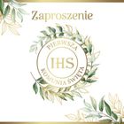 Armin Style, zaproszenie z kopertą, komunia, 13-13 cm, 10 szt.