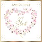 Armin Style, zaproszenie z kopertą, ślub, 13-13 cm, 10 szt.