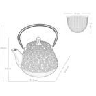 Aromelio, Taki, czajnik żeliwny z zaparzaczem, 1000 ml