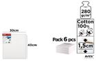 Artix, podobrazie, 30-40-1,5 cm, 280g/m2, 6 szt.