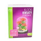 Artyk, kwiaty piwonie pod kloszem, klocki konstrukcyjne, 684 elementy