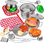 Artyk, zestaw metalowych garnków z akcesoriami, 23 elementy