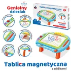 Askato, Genialny dzieciak, tablica magnetyczna na nóżkach, 38,5-30 cm
