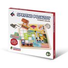 Askato, Pomysłowy skrzat, sprytne pojazdy, drewniana układanka