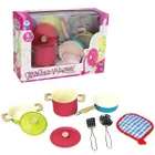 Askato, zestaw garnków metalowych, 8 elementów